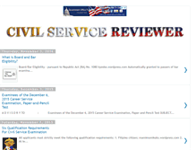 Tablet Screenshot of civilservicereviewer.com